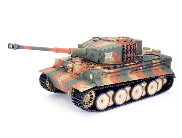 TAIGEN 1:24 TIGER 1 IR BATTLE TANK MIDDLE VERSION - CAMO