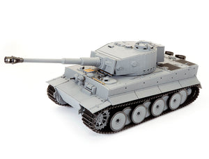 TAIGEN 1:24 TIGER 1 IR BATTLE TANK LATE VERSION- GREY (BASE)