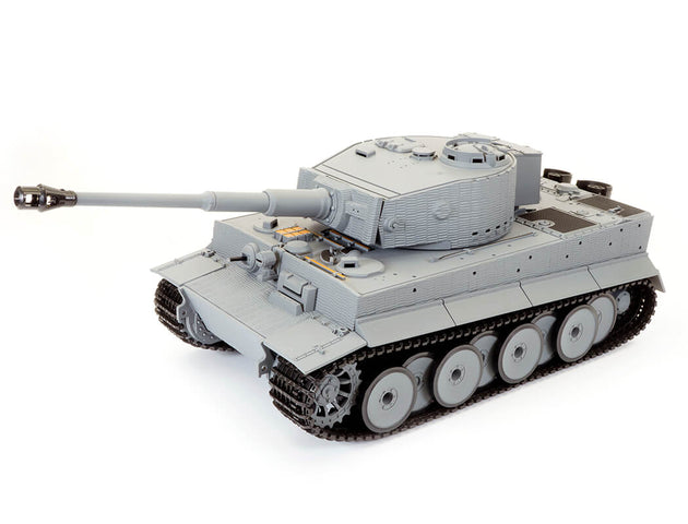 TAIGEN 1:24 TIGER 1 IR BATTLE TANK LATE VERSION- GREY (BASE)