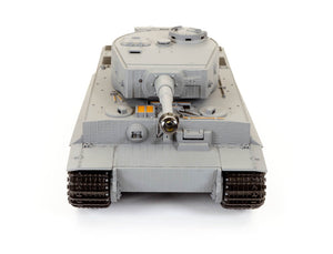 TAIGEN 1:24 TIGER 1 IR BATTLE TANK LATE VERSION- GREY (BASE)