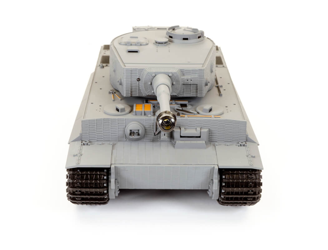 TAIGEN 1:24 TIGER 1 IR BATTLE TANK LATE VERSION- GREY (BASE)