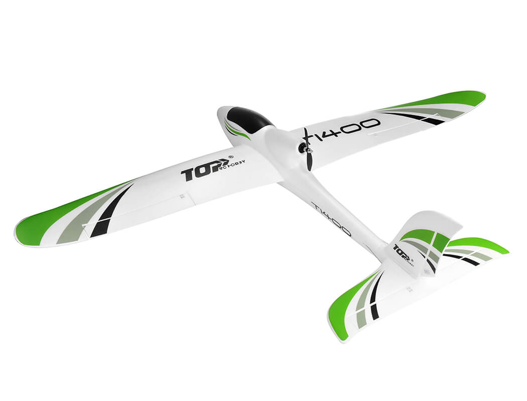TOP RC T1400 GLIDER RTF WITH FLYSKY 4CH RADIO & GYRO