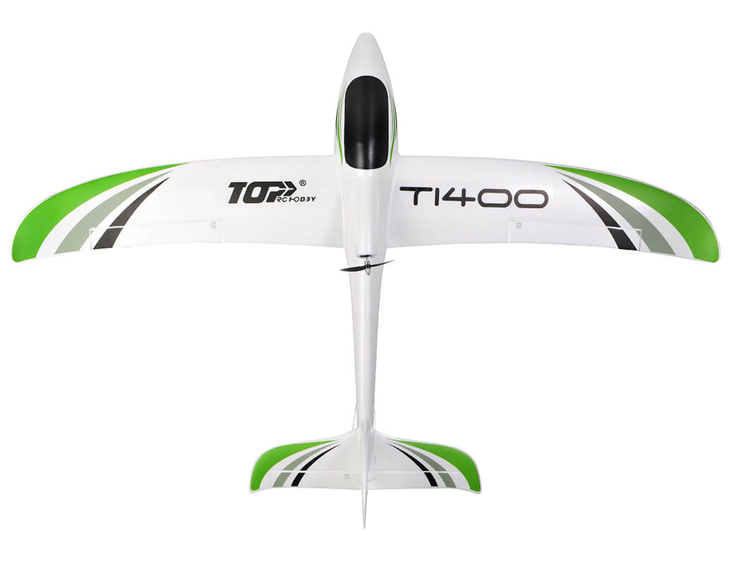 TOP RC T1400 GLIDER RTF WITH FLYSKY 4CH RADIO & GYRO