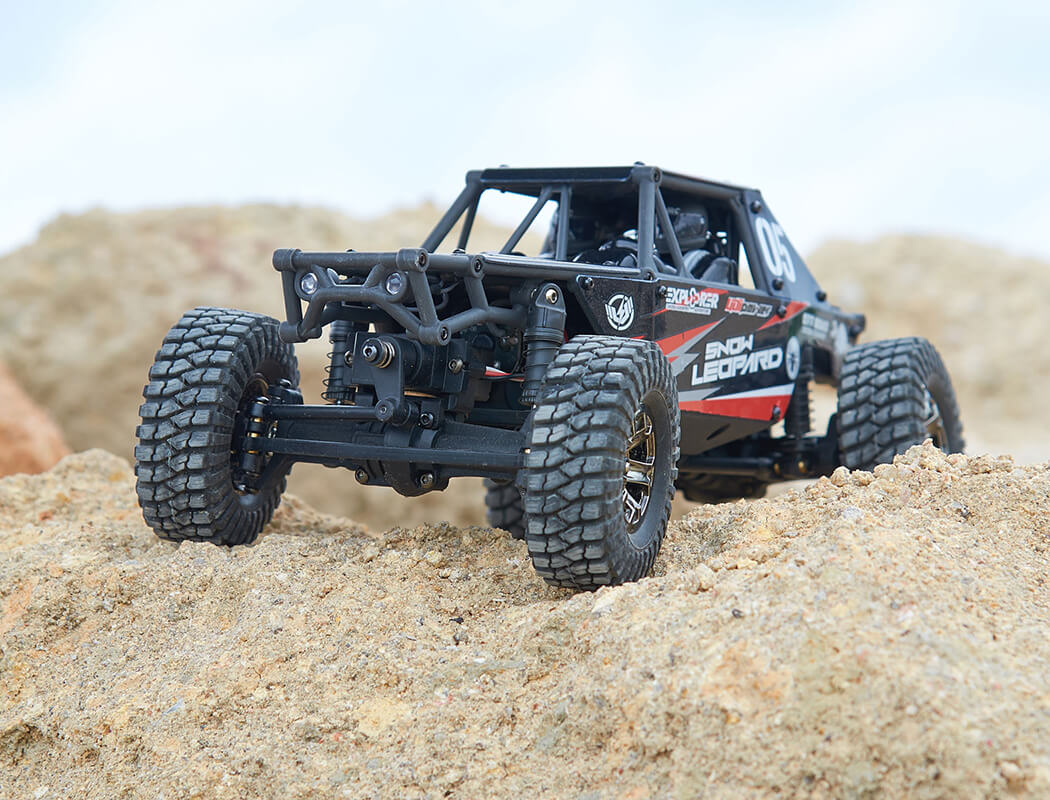UDI RC UCX24 SNOW LEOPARD 1/24 CRAWLER RTR BRUSHLESS 4WS BLACK
