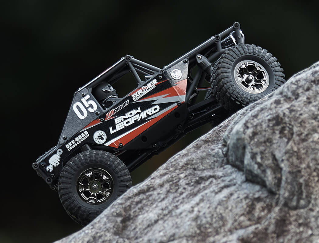 UDI RC UCX24 SNOW LEOPARD 1/24 CRAWLER RTR BRUSHLESS 4WS BLACK