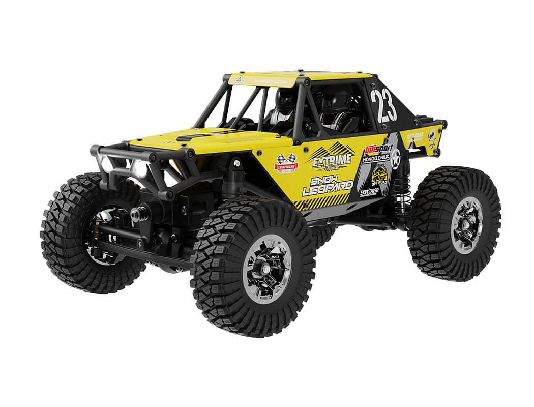 UDI RC UCX24 SNOW LEOPARD 1/24 CRAWLER RTR BRUSHLESS 4WS YELLOW