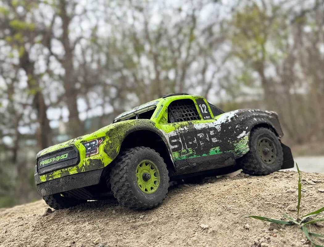 UDI RC 1/12 SIERRA 4WD SHORT COURSE TRUCK PRO RTR - GREEN