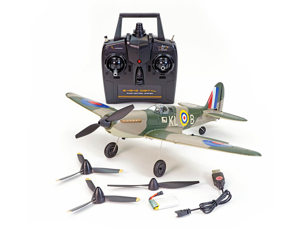 VOLANTEX SPITFIRE 4CH 400MM BRUSHED W/GYRO EPP RTF