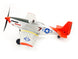 VOLANTEX P-51D MUSTANG V2 RED 4CH 400MM BRUSHED W/GYRO RTF