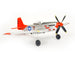 VOLANTEX P-51D MUSTANG V2 RED 4CH 400MM BRUSHED W/GYRO RTF