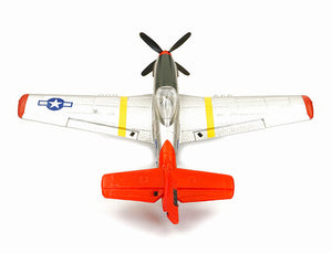 VOLANTEX P-51D MUSTANG V2 RED 4CH 400MM BRUSHED W/GYRO RTF