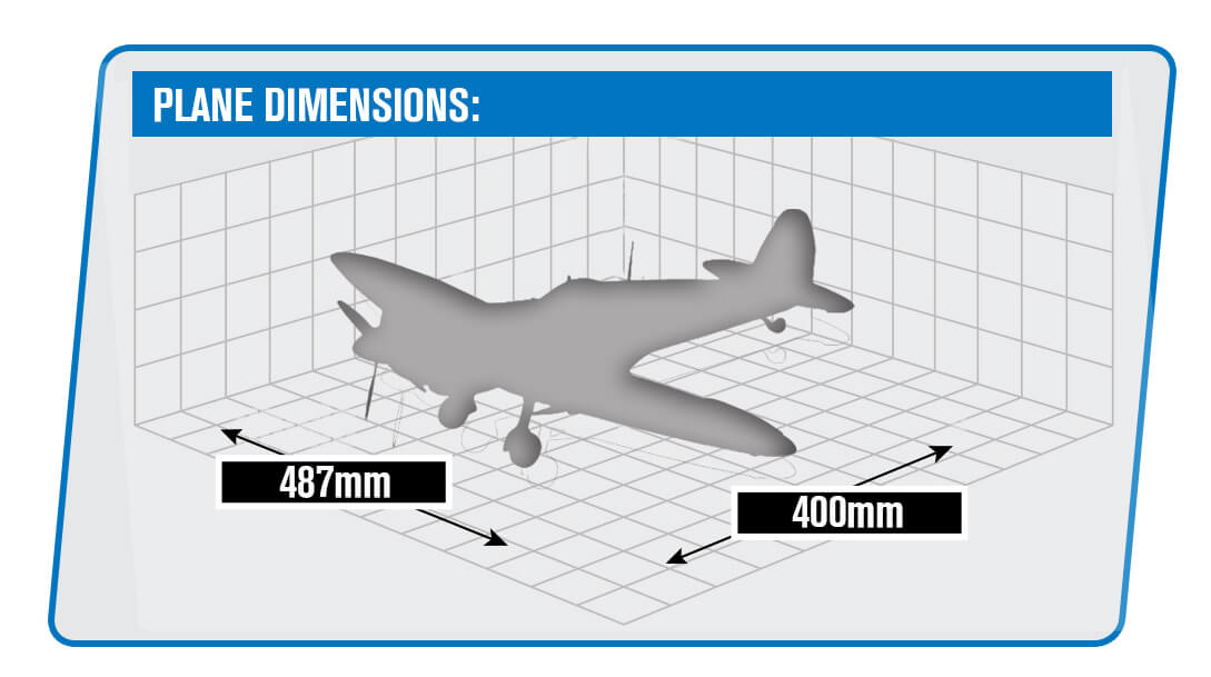 VOLANTEX SPITFIRE MKII 4CH 500MM BRUSHLESS WITH GYRO RTF