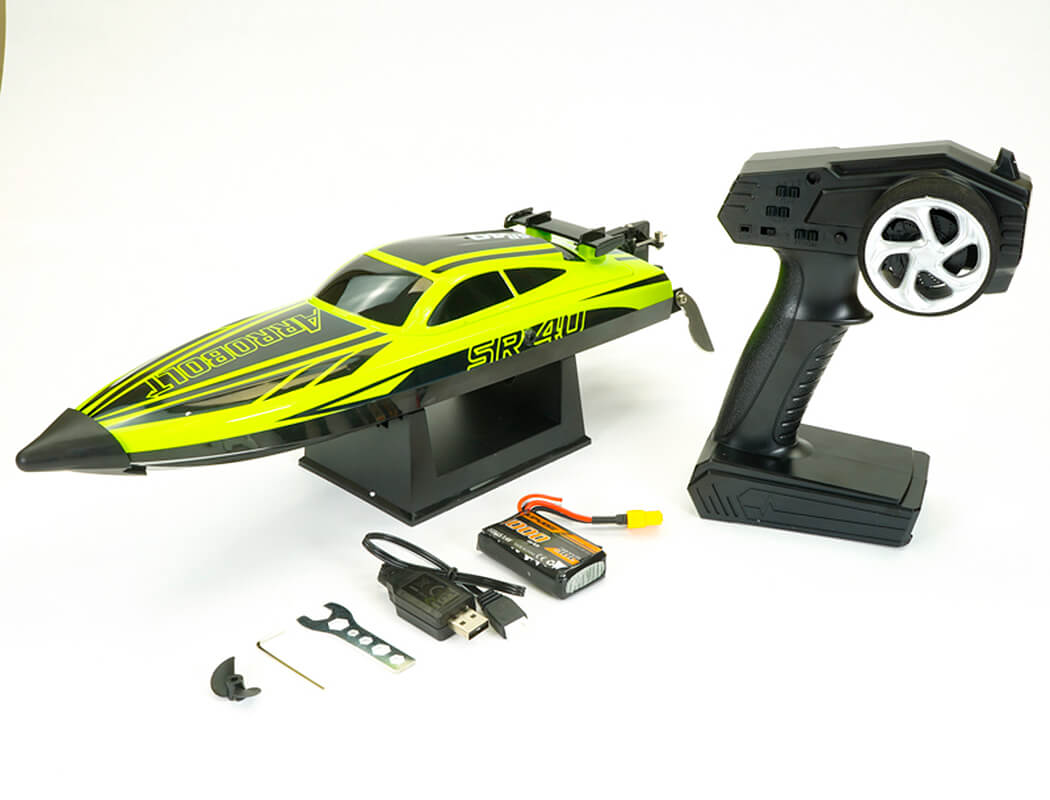 VOLANTEX ARROBOLT SR40 40CM BRUSHLESS BOAT RTR - GREEN (WITH USB CHARGER)