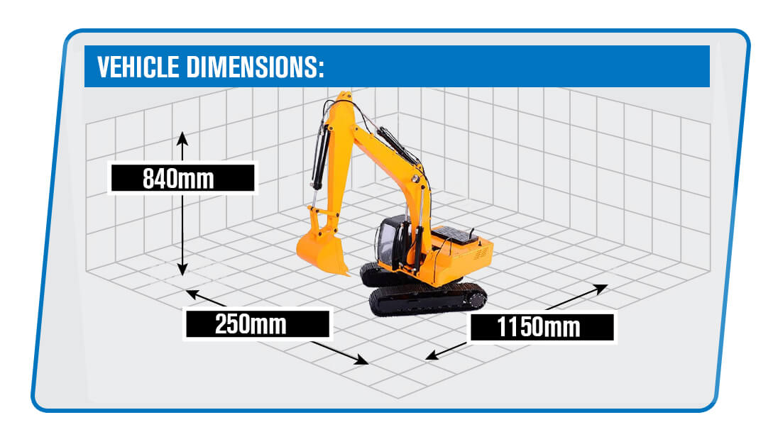RC4WD 1/12 SCALE EARTH DIGGER 4200XL HYDRAULIC EXCAVATOR (RTR) (VERSION 2.0)