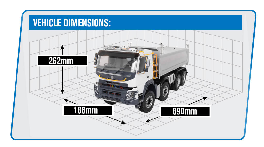 RC4WD 1/14 8X8 ARMAGEDDON HYDRAULIC DUMP TRUCK (FMX)