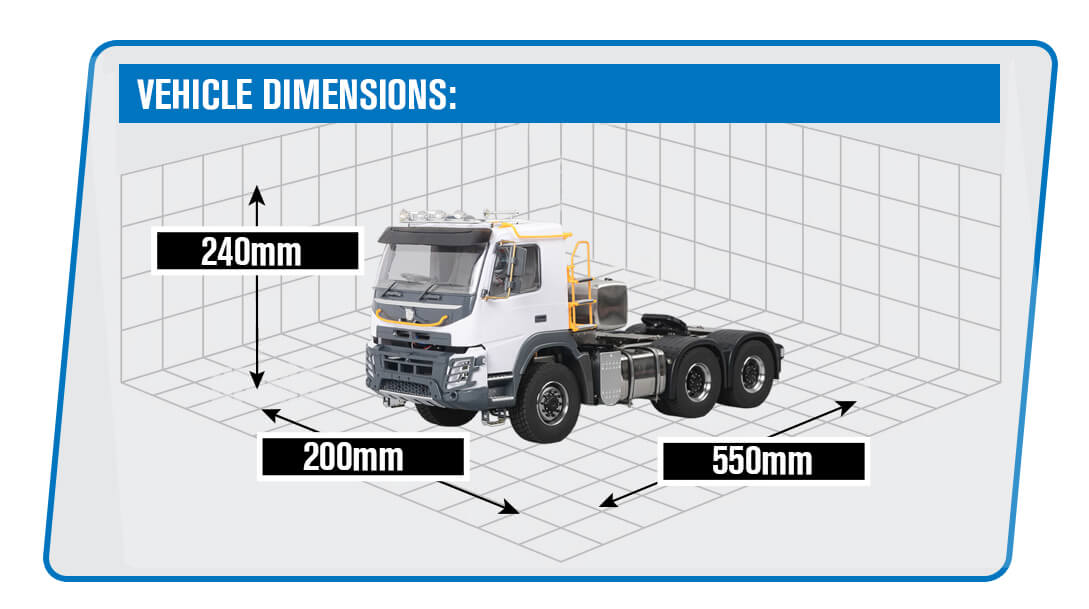 RC4WD 1/14 6X6 NASHORN SEMI TRUCK (FMX)