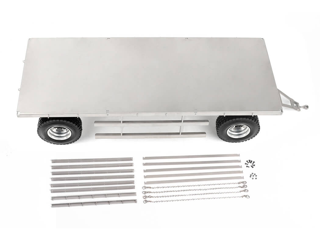 RC4WD 4 WHEEL STEEL STAKE TRAILER