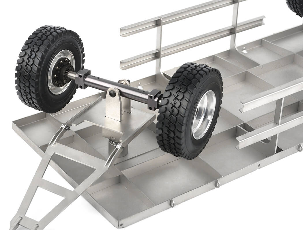 RC4WD 4 WHEEL STEEL STAKE TRAILER