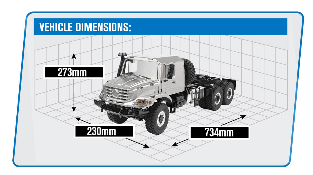 RC4WD 1/14 SLEDGE HAMMER HEAVY HAUL 6X6 RTR TRUCK