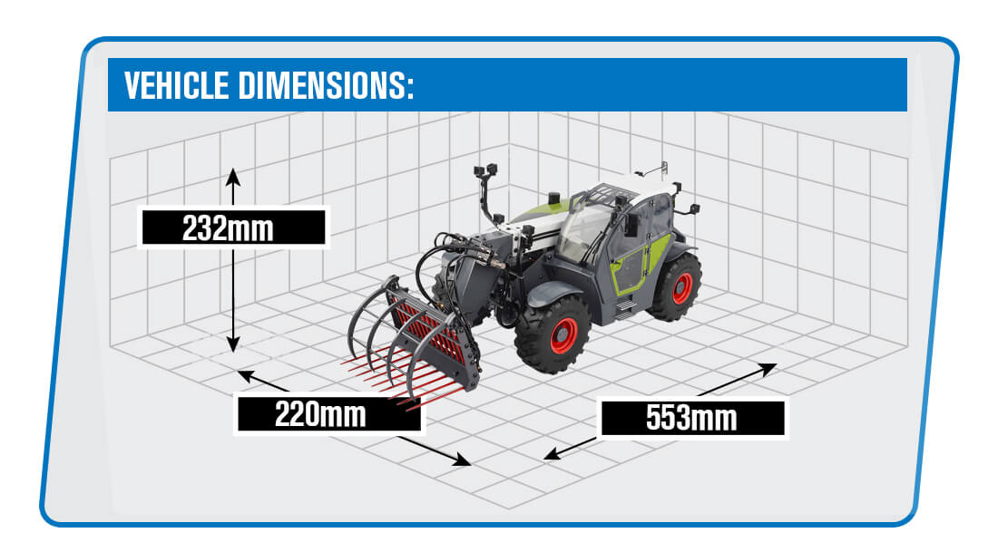 RC4WD 1/14 GRABBER TELESCOPIC HYDRAULIC RC FORKLIFT RTR