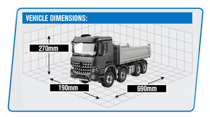 RC4WD 1/14 8X8 FORGE HYDRAULIC DUMP TRUCK