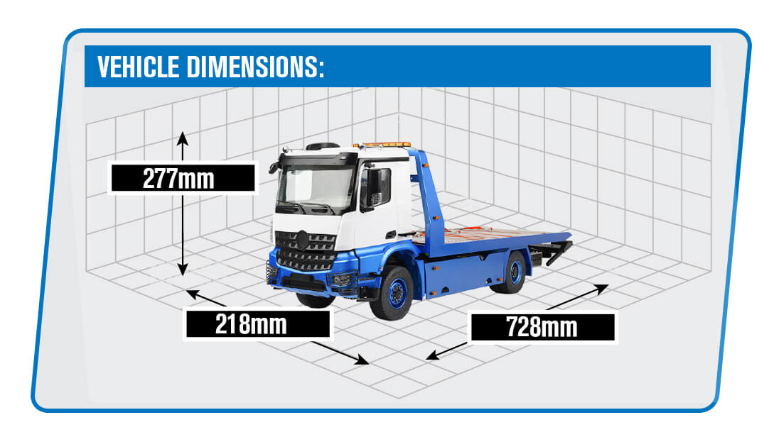 RC4WD 1/14 4X4 WRECKER FLAT BED HYDRAULIC TOW TRUCK