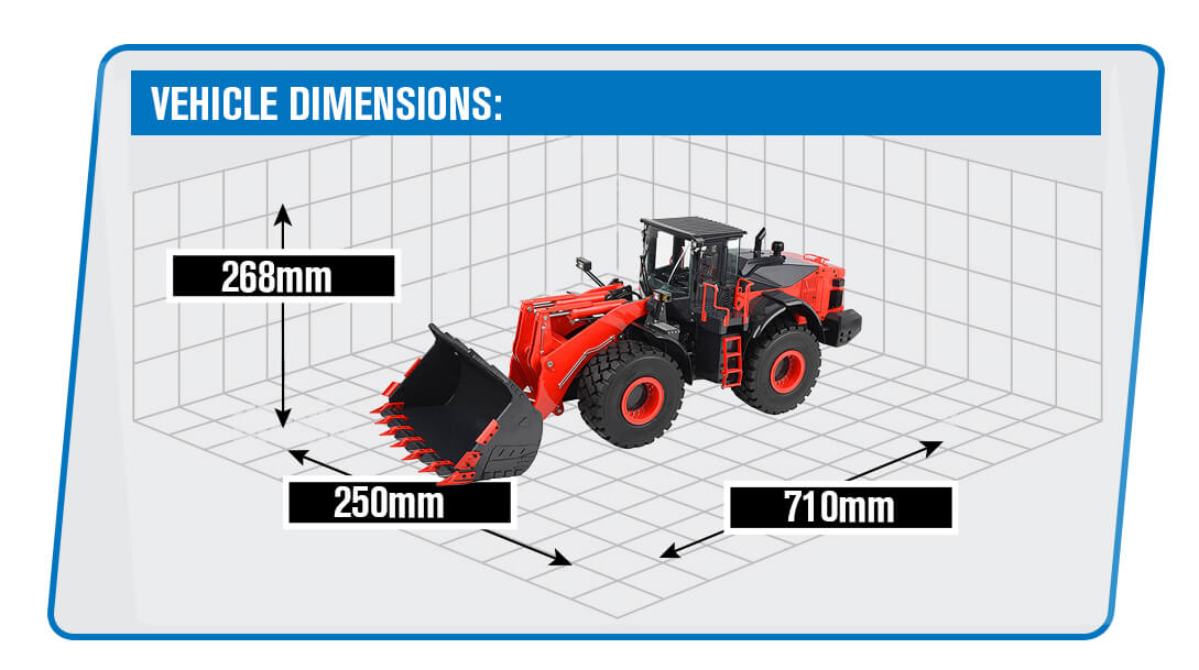 RC4WD 1/14 SCALE EARTH MOVER Z W370 HYDRAULIC WHEEL LOADER RT