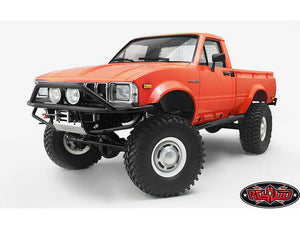 RC4WD ROUGH STUFF METAL FRONT BUMPER FOR RC4WD TRAIL FINDER 2 (HELLA ROUND LIGHTS)
