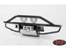 RC4WD ROUGH STUFF METAL FRONT BUMPER FOR RC4WD TRAIL FINDER 2 (HELLA ROUND LIGHTS)