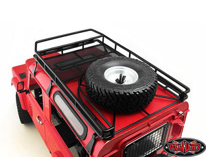 RC4WD ROOF RACK WITH TYRE MOUNT FOR GELANDE II D90