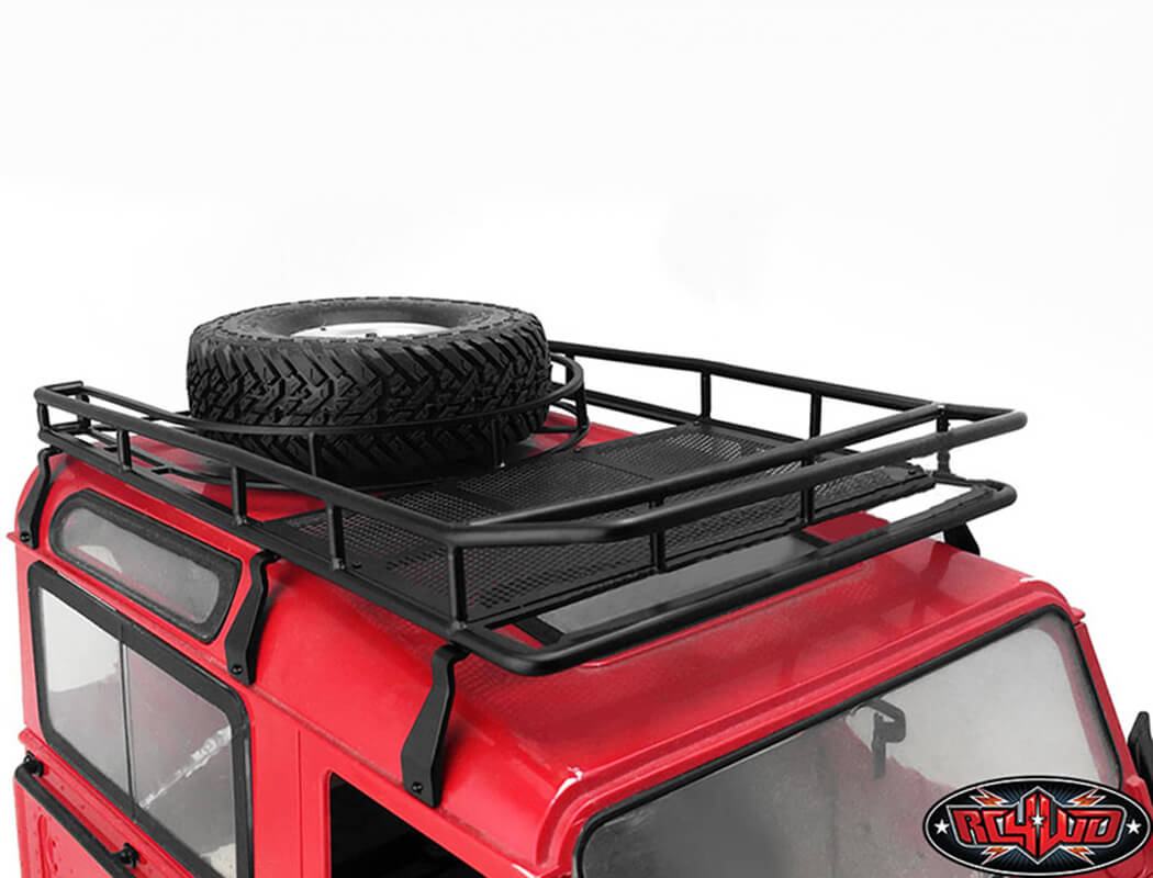 RC4WD ROOF RACK WITH TYRE MOUNT FOR GELANDE II D90