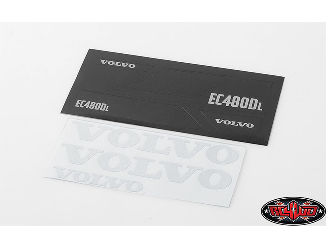 RC4WD VOLVO DECAL SHEET SET FOR 1/14 EARTH DIGGER 360L