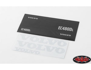 RC4WD VOLVO DECAL SHEET SET FOR 1/14 EARTH DIGGER 360L