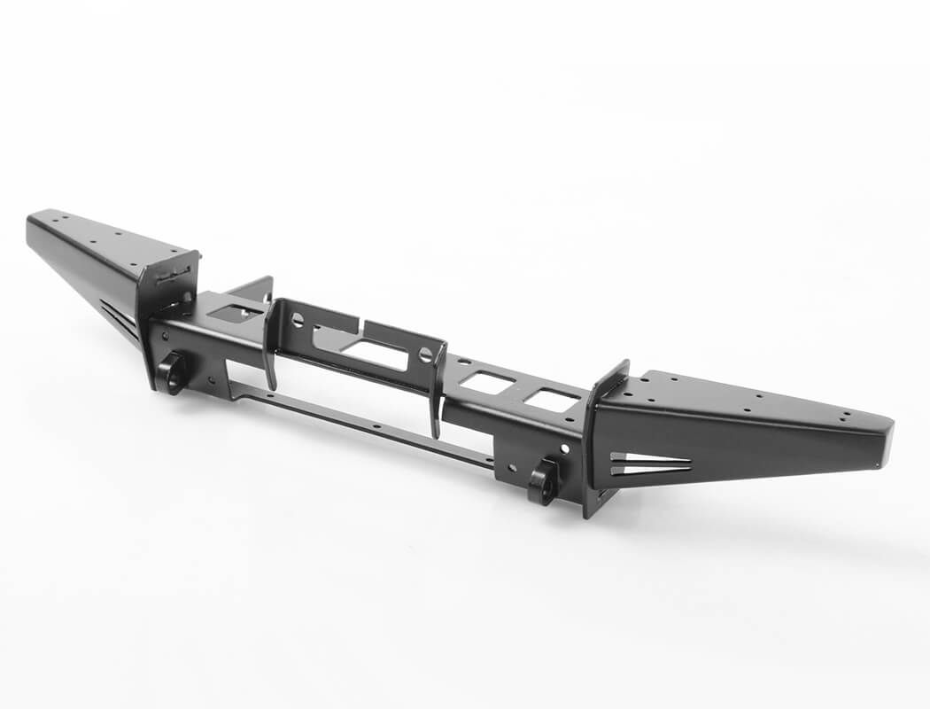 RC4WD METAL FRONT BUMPER W/STINGER & LIGHTS FOR GELANDE II D90/D110