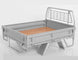 RC4WD KOBER REAR BED W/TYRE HOLDER & MUD FLAPS FOR RC4WD TF2 LWB TOYOTA LC70 (SILVER)