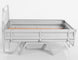 RC4WD KOBER REAR BED W/TYRE HOLDER & MUD FLAPS FOR RC4WD TF2 LWB TOYOTA LC70 (SILVER)