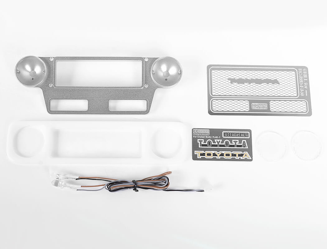 RC4WD OPTIONAL GRILLE SET FOR CRUISER BODY SET (W/LED)