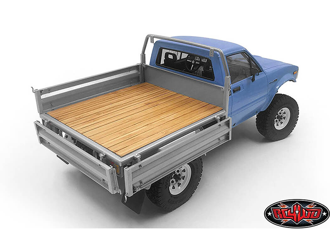 RC4WD KOBER REAR BED W/ MUD FLAPS FOR TF2 MOJAVE BODY (SILVER)