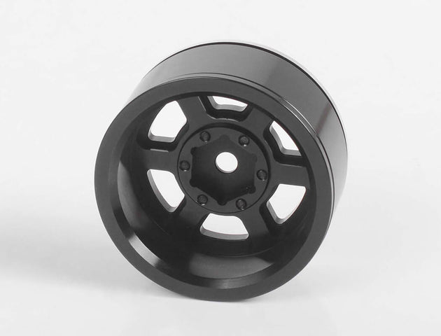 RC4WD SIX-SPOKE 1.55" INTERNAL BEADLOCK WHEELS (BLACK)
