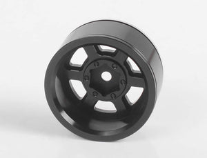 RC4WD SIX-SPOKE 1.55" INTERNAL BEADLOCK WHEELS (BLACK)