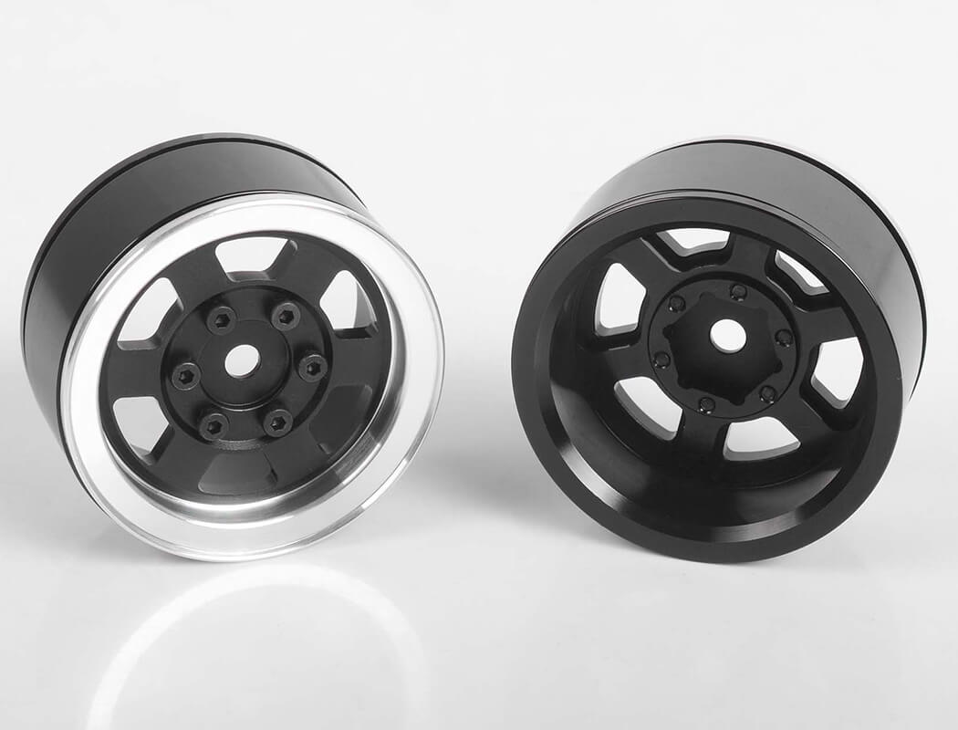 RC4WD SIX-SPOKE 1.55" INTERNAL BEADLOCK WHEELS (BLACK)