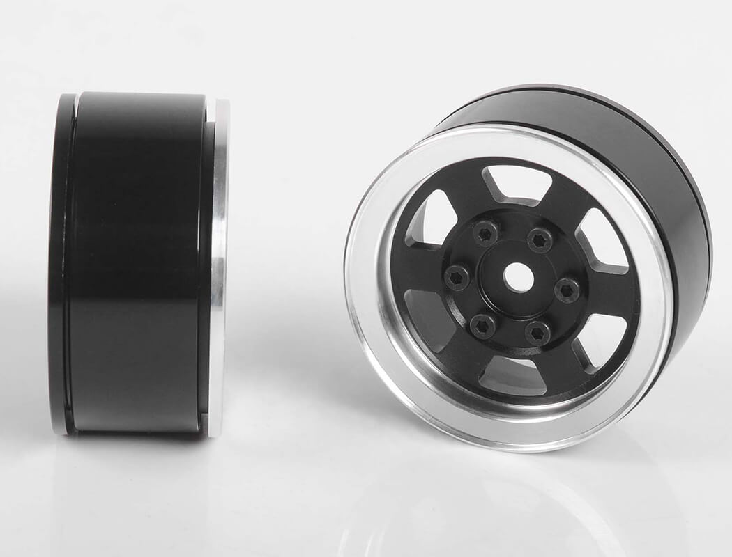 RC4WD SIX-SPOKE 1.55" INTERNAL BEADLOCK WHEELS (BLACK)