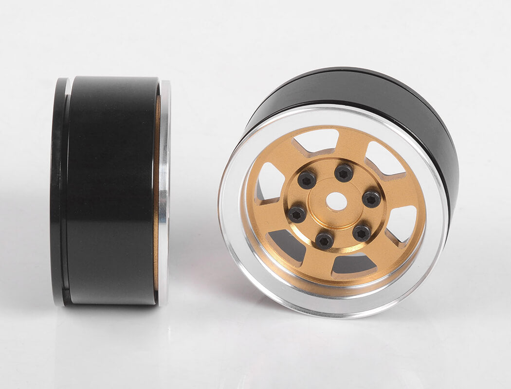 RC4WD SIX-SPOKE 1.55" INTERNAL BEADLOCK WHEELS (GOLD)