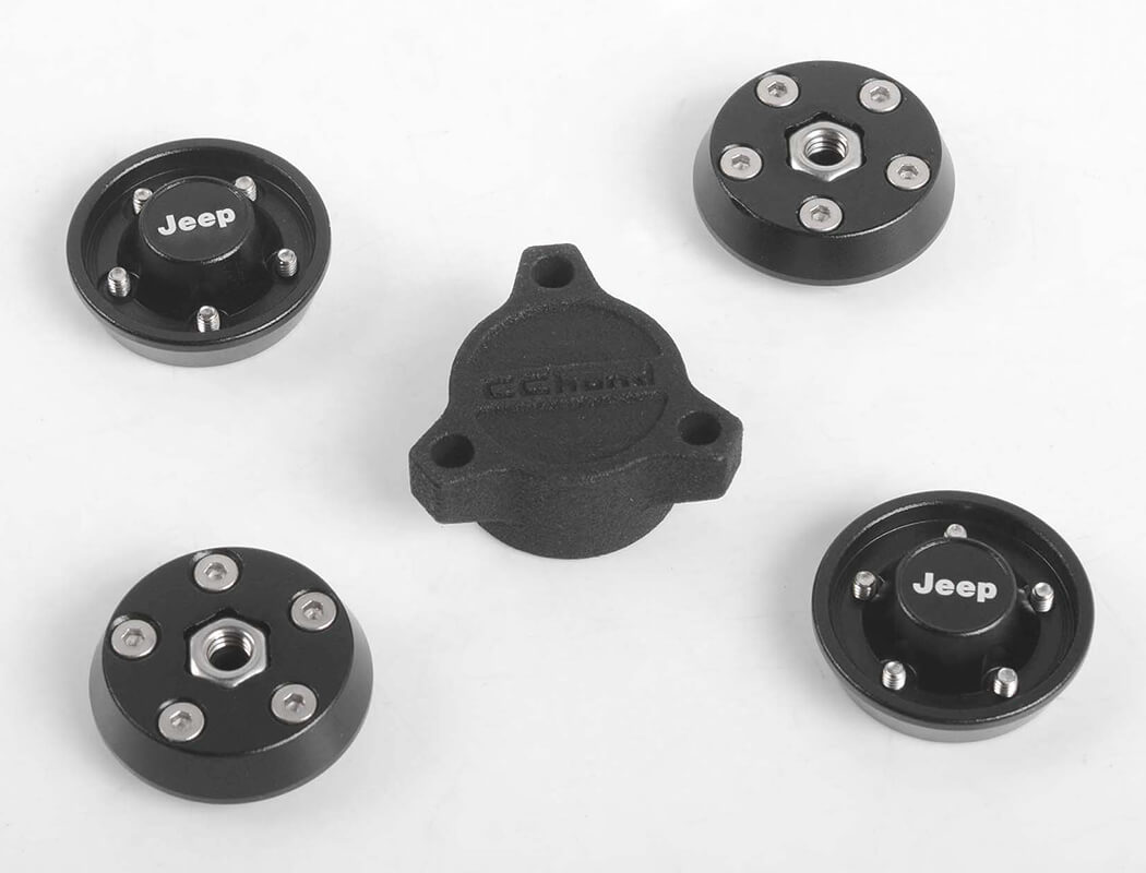 RC4WD OEM XJ 1.9" BEADLOCK WHEELS (CHROME)