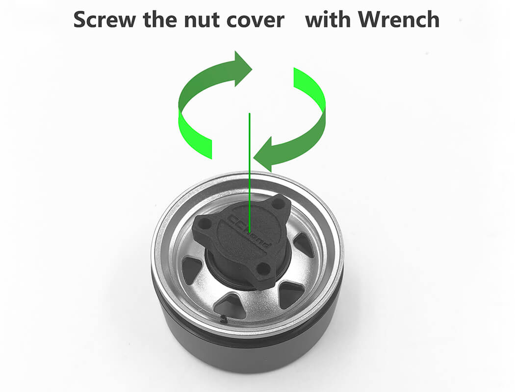 RC4WD OEM XJ 1.9" BEADLOCK WHEELS (CHROME)