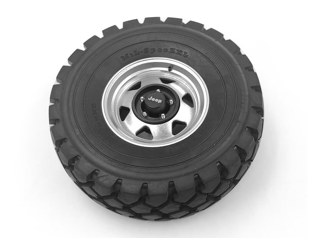 RC4WD OEM XJ 1.9" BEADLOCK WHEELS (CHROME)