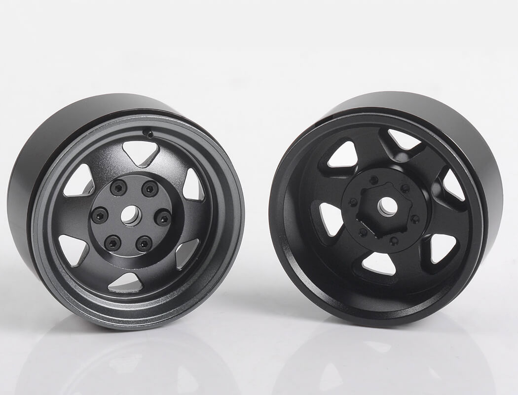 RC4WD OEM XJ 1.9" BEADLOCK WHEELS (GUNMETAL)