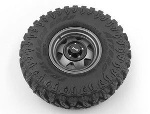 RC4WD OEM XJ 1.9" BEADLOCK WHEELS (GUNMETAL)