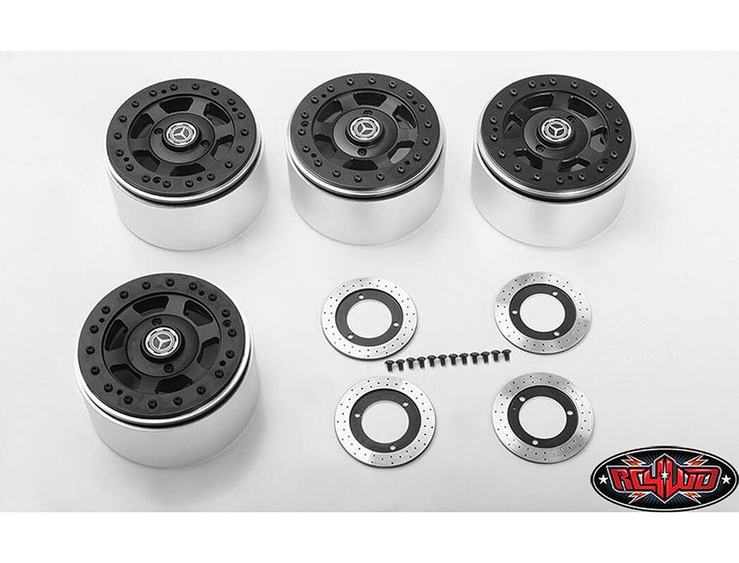 RC4WD TNK 2.2" BEADLOCK WHEELS WITH BRAKE DISCS (4X)