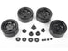 RC4WD SEREN 2.2" BEADLOCK WHEELS W/ CENTER CAPS (BLACK)